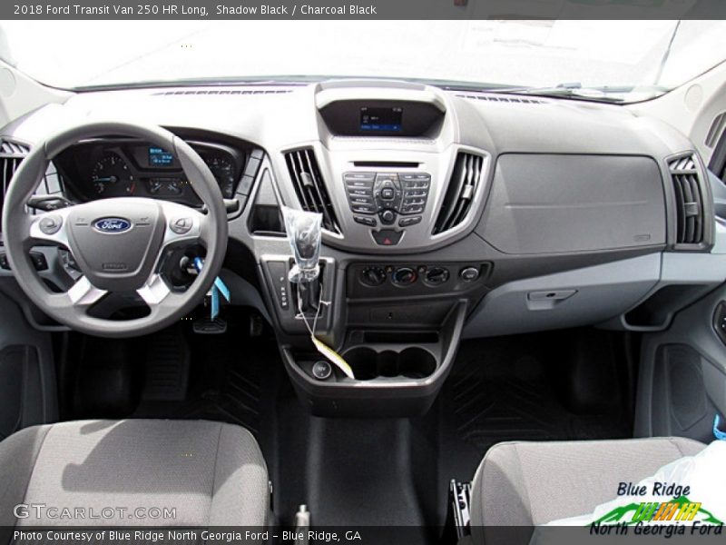 Shadow Black / Charcoal Black 2018 Ford Transit Van 250 HR Long