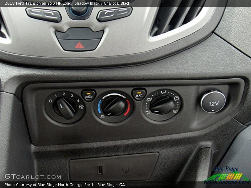 Shadow Black / Charcoal Black 2018 Ford Transit Van 250 HR Long