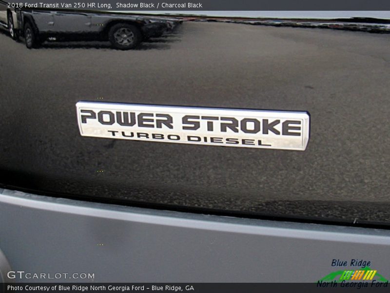 Shadow Black / Charcoal Black 2018 Ford Transit Van 250 HR Long