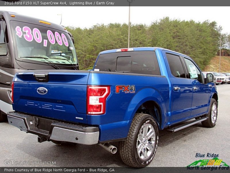 Lightning Blue / Earth Gray 2018 Ford F150 XLT SuperCrew 4x4