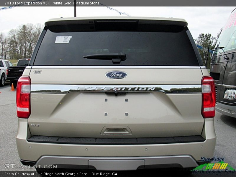White Gold / Medium Stone 2018 Ford Expedition XLT