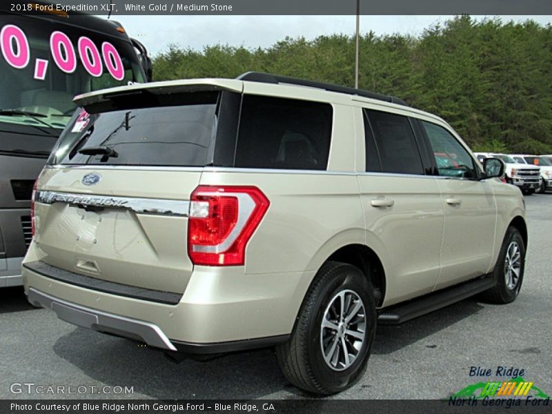 White Gold / Medium Stone 2018 Ford Expedition XLT