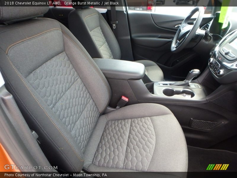 Orange Burst Metallic / Jet Black 2018 Chevrolet Equinox LT AWD