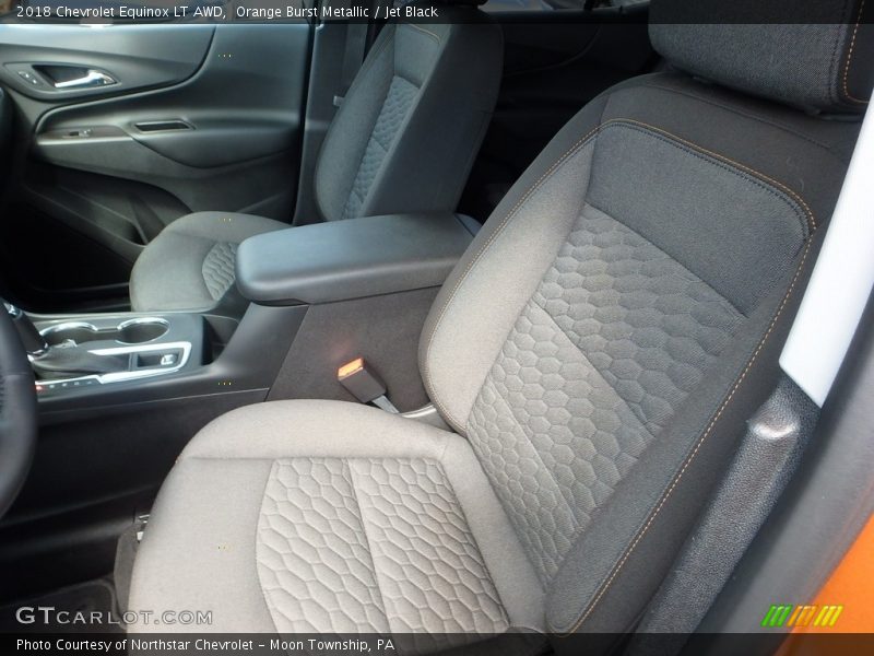 Orange Burst Metallic / Jet Black 2018 Chevrolet Equinox LT AWD