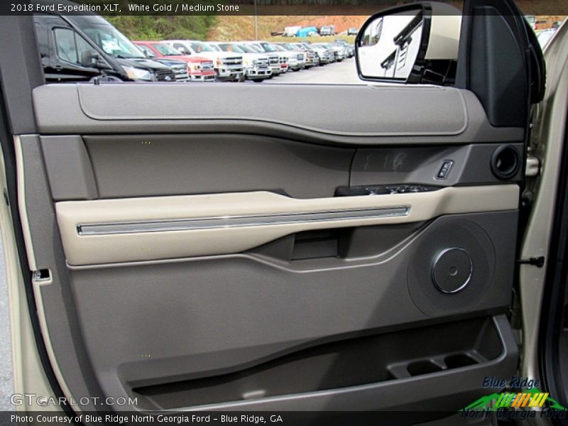 White Gold / Medium Stone 2018 Ford Expedition XLT
