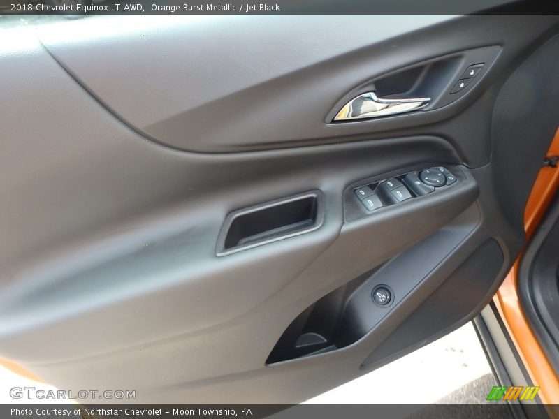 Orange Burst Metallic / Jet Black 2018 Chevrolet Equinox LT AWD