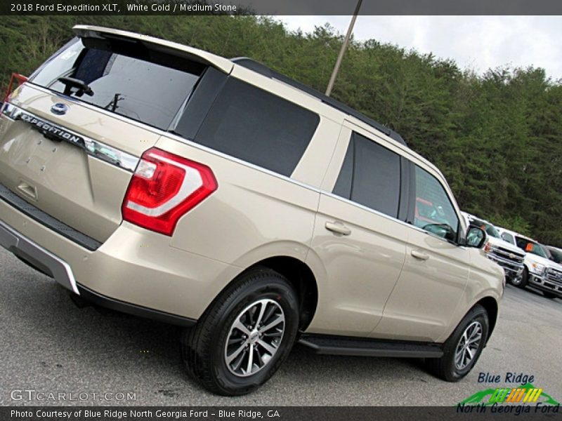 White Gold / Medium Stone 2018 Ford Expedition XLT