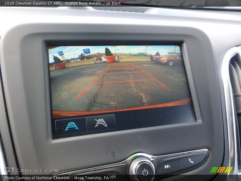Orange Burst Metallic / Jet Black 2018 Chevrolet Equinox LT AWD