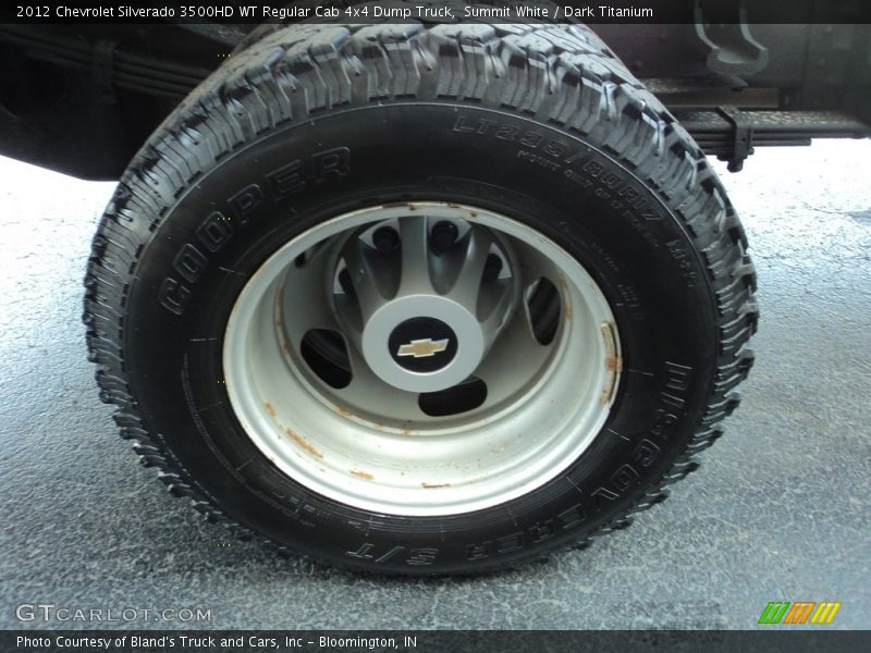 Summit White / Dark Titanium 2012 Chevrolet Silverado 3500HD WT Regular Cab 4x4 Dump Truck
