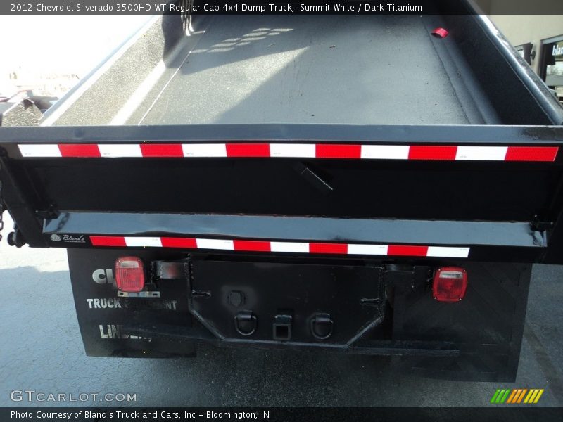 Summit White / Dark Titanium 2012 Chevrolet Silverado 3500HD WT Regular Cab 4x4 Dump Truck