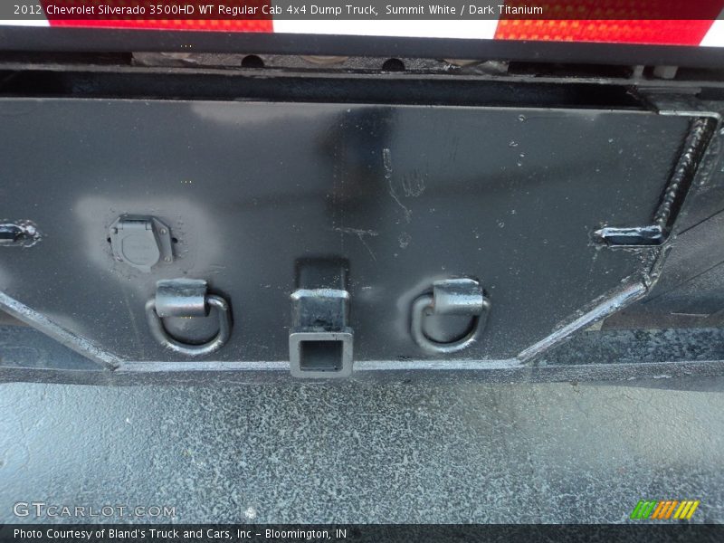 Summit White / Dark Titanium 2012 Chevrolet Silverado 3500HD WT Regular Cab 4x4 Dump Truck