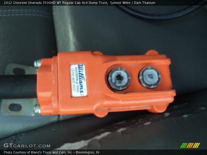 Summit White / Dark Titanium 2012 Chevrolet Silverado 3500HD WT Regular Cab 4x4 Dump Truck