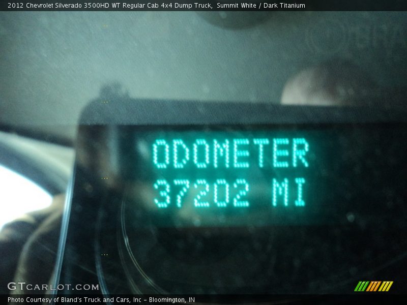 Summit White / Dark Titanium 2012 Chevrolet Silverado 3500HD WT Regular Cab 4x4 Dump Truck