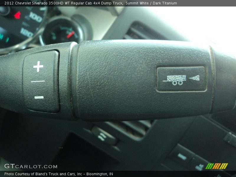 Summit White / Dark Titanium 2012 Chevrolet Silverado 3500HD WT Regular Cab 4x4 Dump Truck
