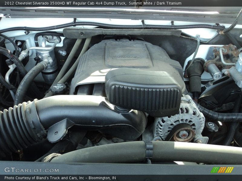 Summit White / Dark Titanium 2012 Chevrolet Silverado 3500HD WT Regular Cab 4x4 Dump Truck