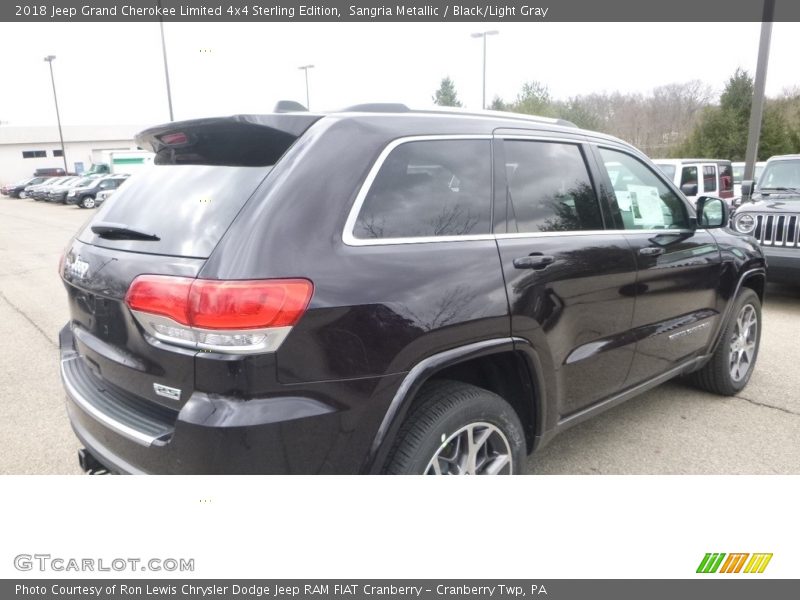 Sangria Metallic / Black/Light Gray 2018 Jeep Grand Cherokee Limited 4x4 Sterling Edition