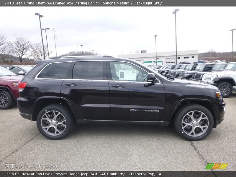 Sangria Metallic / Black/Light Gray 2018 Jeep Grand Cherokee Limited 4x4 Sterling Edition