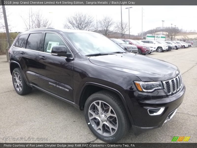 Sangria Metallic / Black/Light Gray 2018 Jeep Grand Cherokee Limited 4x4 Sterling Edition