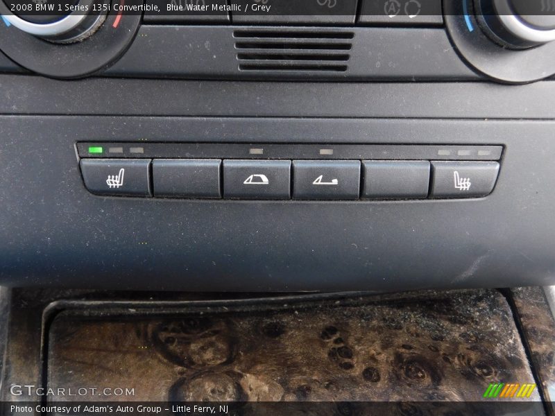 Blue Water Metallic / Grey 2008 BMW 1 Series 135i Convertible