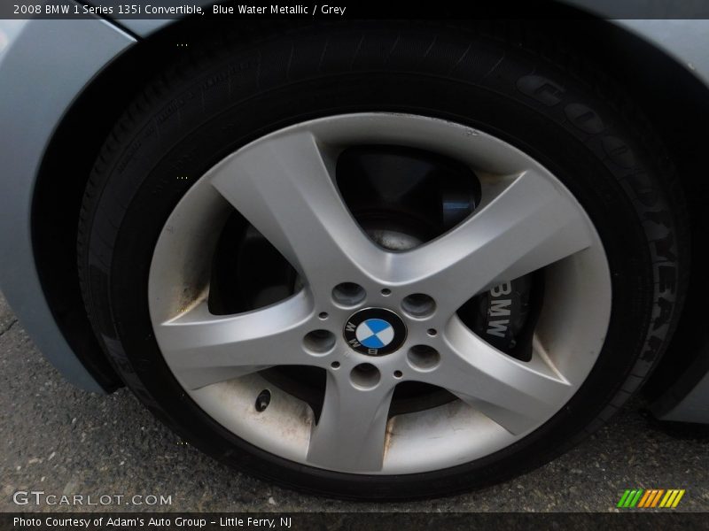 Blue Water Metallic / Grey 2008 BMW 1 Series 135i Convertible