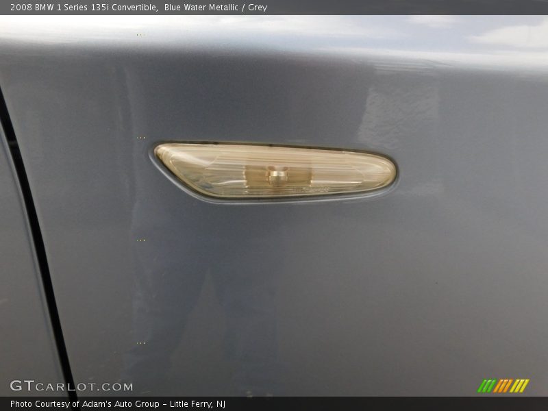 Blue Water Metallic / Grey 2008 BMW 1 Series 135i Convertible