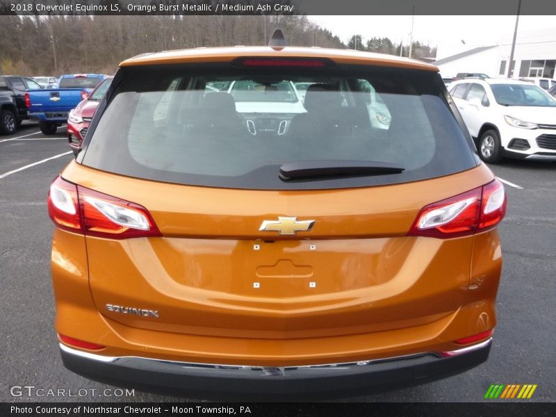 Orange Burst Metallic / Medium Ash Gray 2018 Chevrolet Equinox LS