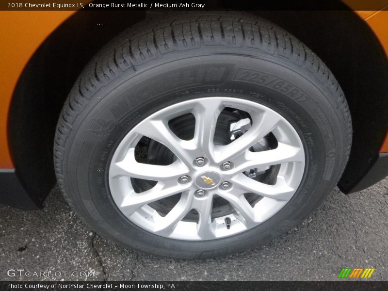 Orange Burst Metallic / Medium Ash Gray 2018 Chevrolet Equinox LS
