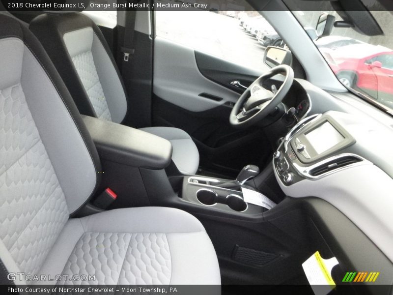 Orange Burst Metallic / Medium Ash Gray 2018 Chevrolet Equinox LS