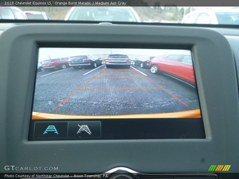 Orange Burst Metallic / Medium Ash Gray 2018 Chevrolet Equinox LS