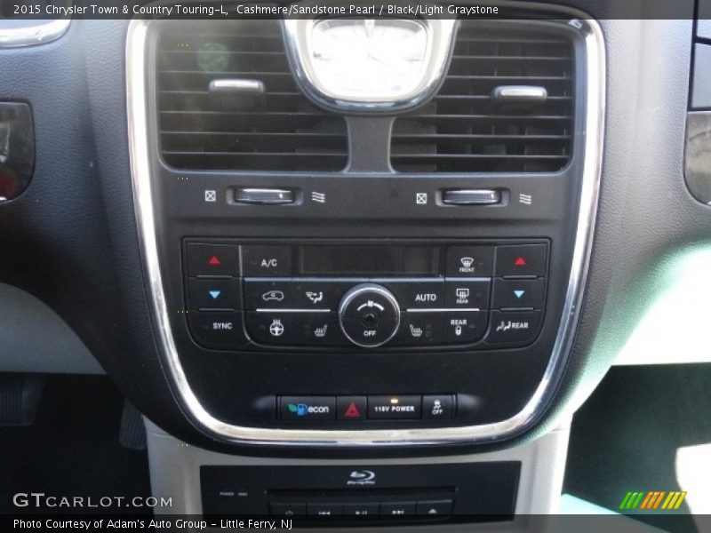 Cashmere/Sandstone Pearl / Black/Light Graystone 2015 Chrysler Town & Country Touring-L