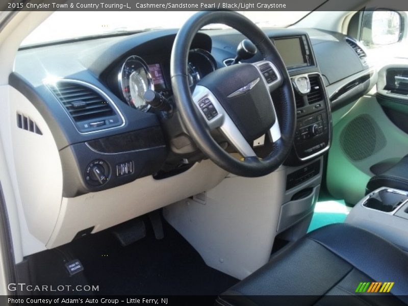 Cashmere/Sandstone Pearl / Black/Light Graystone 2015 Chrysler Town & Country Touring-L