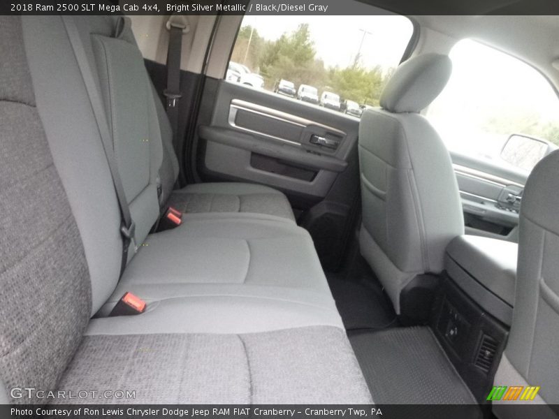 Bright Silver Metallic / Black/Diesel Gray 2018 Ram 2500 SLT Mega Cab 4x4
