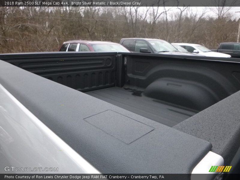 Bright Silver Metallic / Black/Diesel Gray 2018 Ram 2500 SLT Mega Cab 4x4