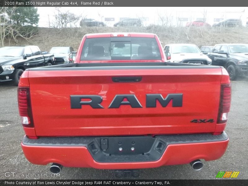 Flame Red / Black 2018 Ram 1500 Night Regular Cab 4x4