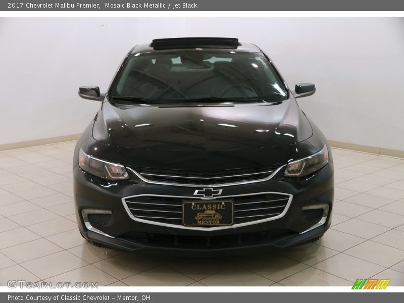 Mosaic Black Metallic / Jet Black 2017 Chevrolet Malibu Premier