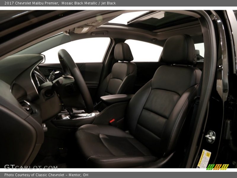Mosaic Black Metallic / Jet Black 2017 Chevrolet Malibu Premier