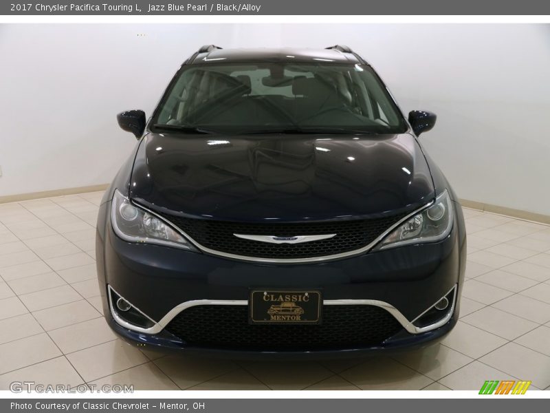Jazz Blue Pearl / Black/Alloy 2017 Chrysler Pacifica Touring L
