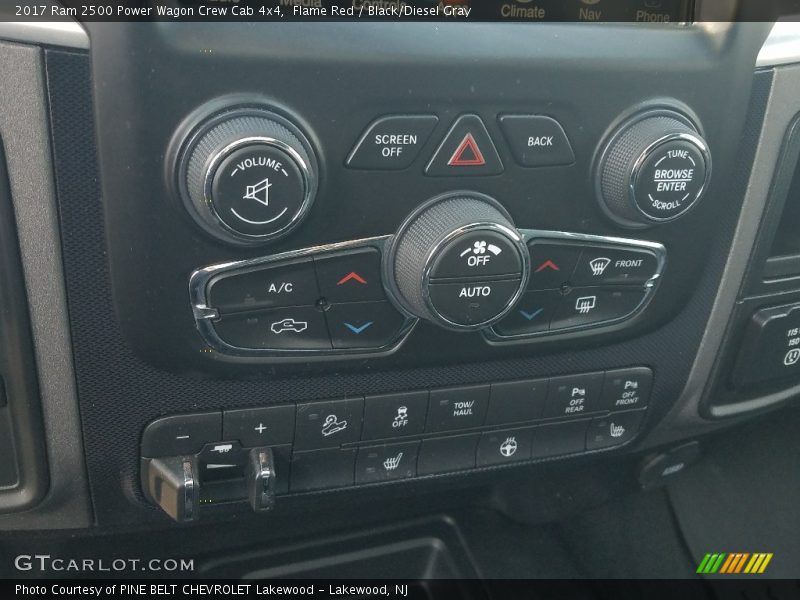 Flame Red / Black/Diesel Gray 2017 Ram 2500 Power Wagon Crew Cab 4x4