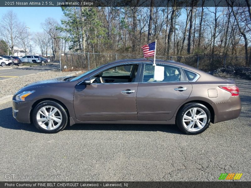 Java Metallic / Beige 2015 Nissan Altima 2.5 SL