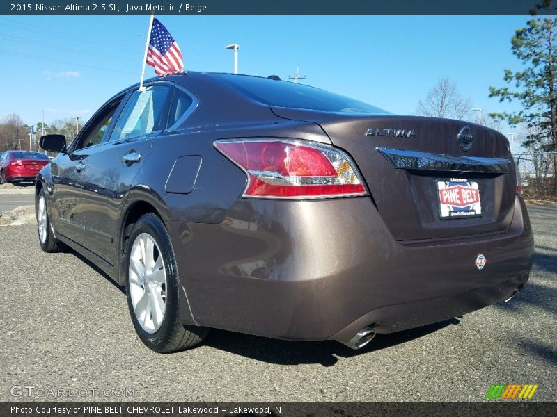 Java Metallic / Beige 2015 Nissan Altima 2.5 SL