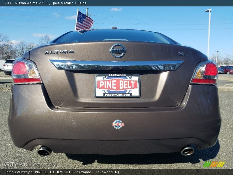 Java Metallic / Beige 2015 Nissan Altima 2.5 SL