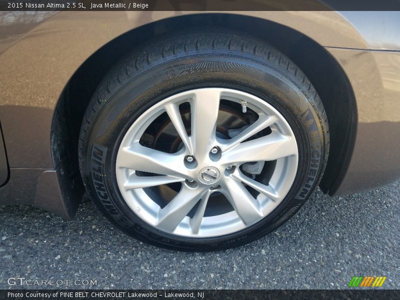 Java Metallic / Beige 2015 Nissan Altima 2.5 SL