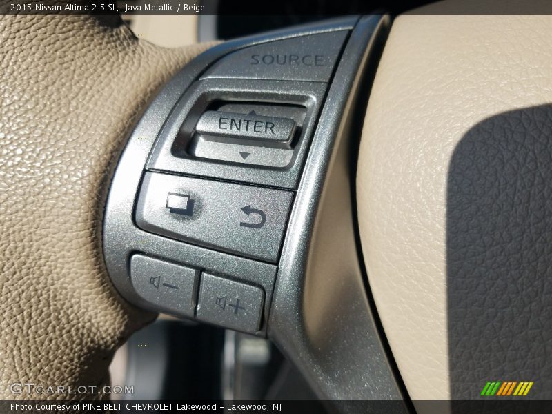 Java Metallic / Beige 2015 Nissan Altima 2.5 SL