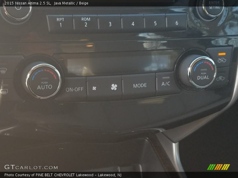 Java Metallic / Beige 2015 Nissan Altima 2.5 SL