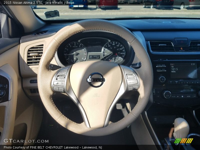 Java Metallic / Beige 2015 Nissan Altima 2.5 SL