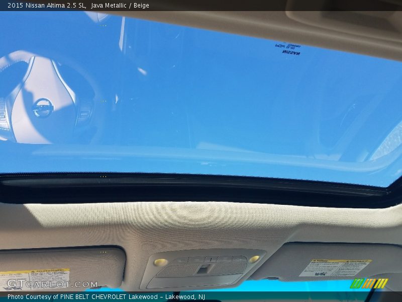 Java Metallic / Beige 2015 Nissan Altima 2.5 SL