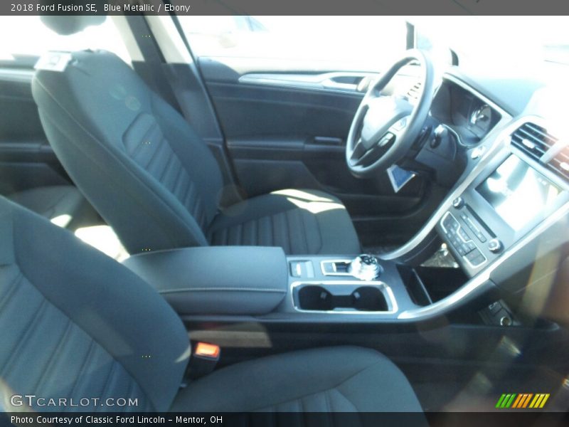 Blue Metallic / Ebony 2018 Ford Fusion SE