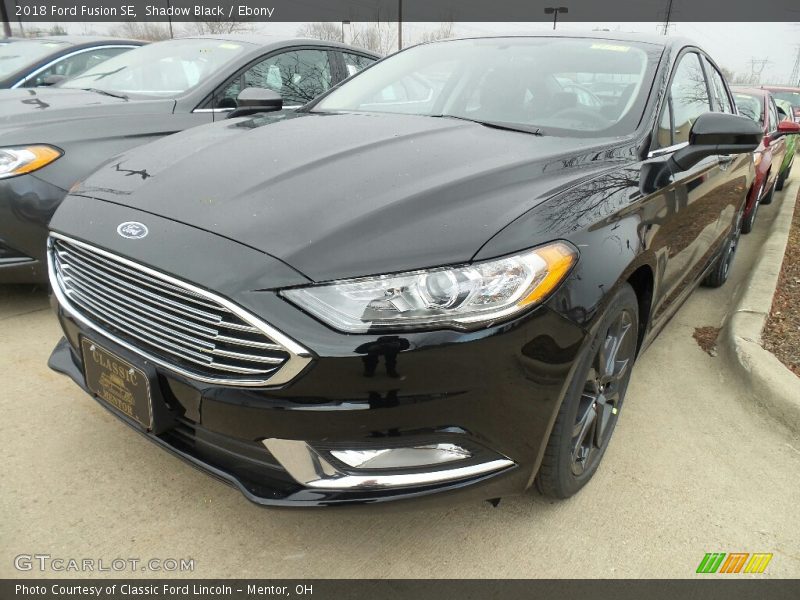 Shadow Black / Ebony 2018 Ford Fusion SE