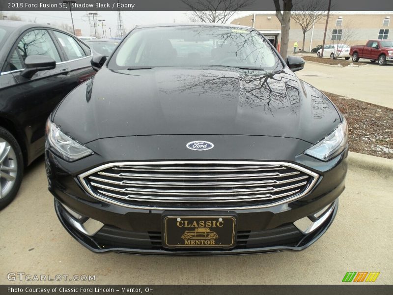 Shadow Black / Ebony 2018 Ford Fusion SE
