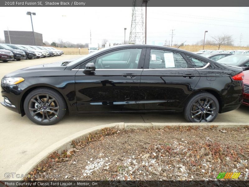 Shadow Black / Ebony 2018 Ford Fusion SE
